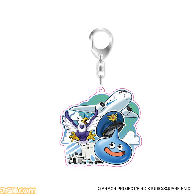 スライムとチョコボがパイロット姿に。成田空港にスクエニ期間限定ショップが4月3日オープン。アクキーやステッカーなど描き下ろし限定グッズが多数登場