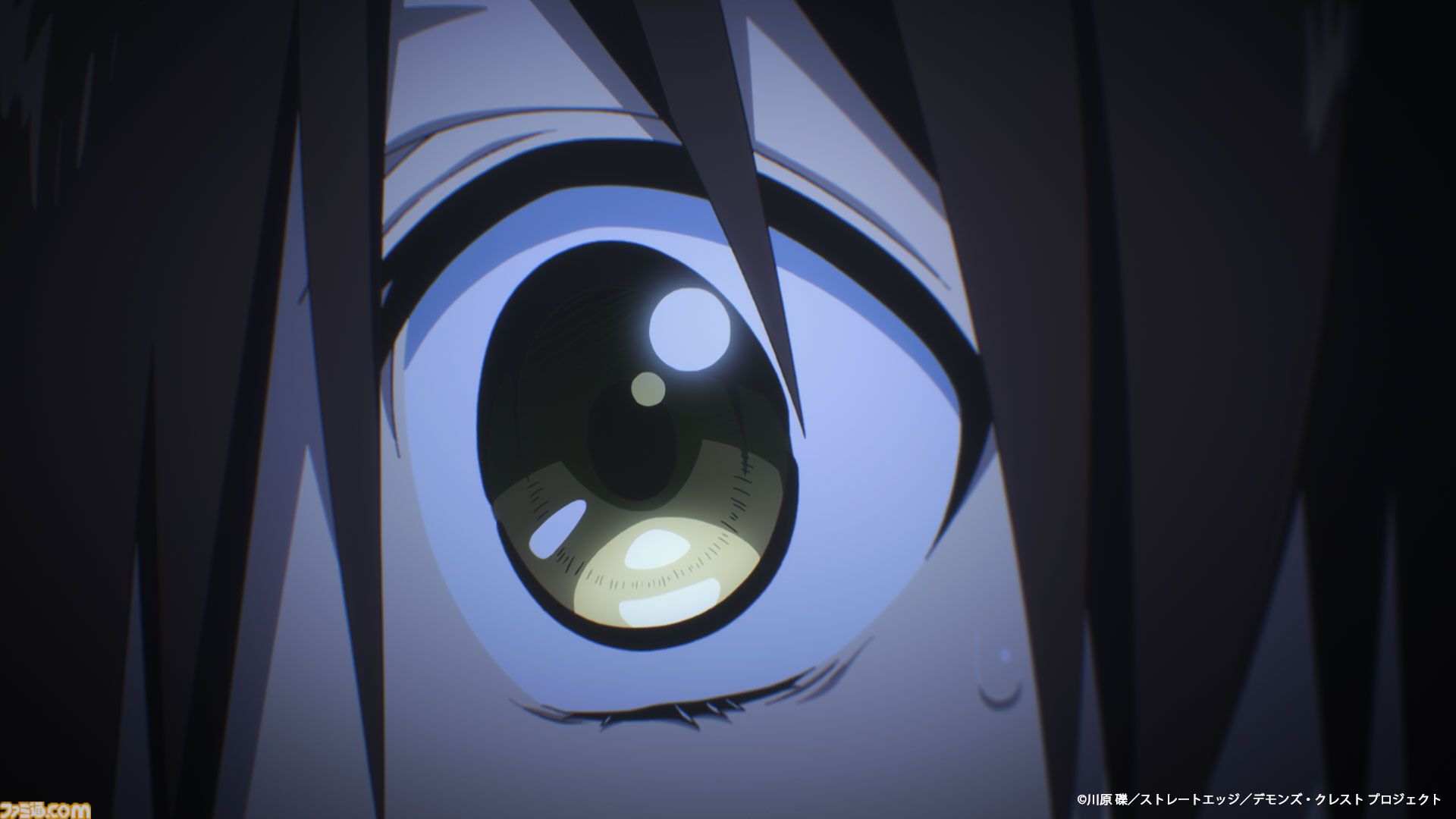 『SAO』川原礫の最新作『デモンズ・クレスト』2026年アニメ化決定。芦原佑馬が薄暗い建物をさまよう、不穏で緊張感溢れるティザーPV公開
