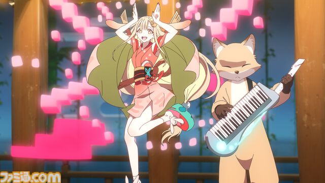 『超かぐや姫！』入場者特典第3弾は“ちびかぐや”シール。劇中曲で踊るキュートな姿をデザインのシールが3月27日より配布開始