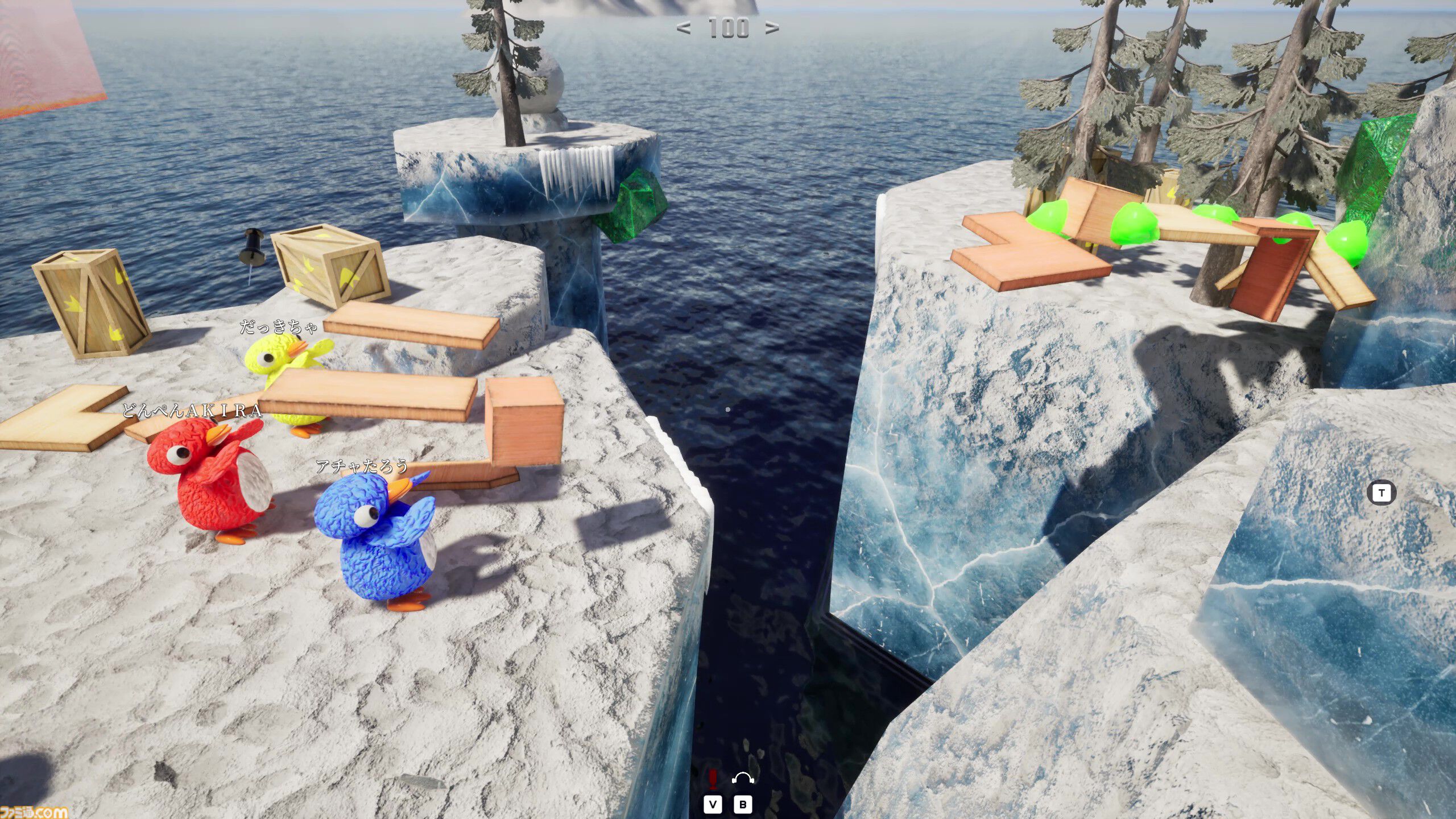 『LINK penguins』ペンギンの最大8人協力橋づくりゲームが4月7日発売。木材からピアノまで何でもつないでカオスな道中を駆け抜けろ