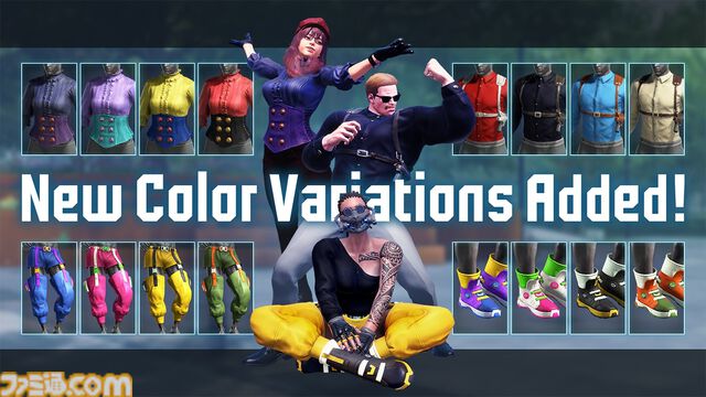 『スト6』リーフェンをモチーフにしたアバター装備などが登場。6月のファイティングパスが配信中。バトルハブ内ではシリーズキャラクター総選挙も実施中
