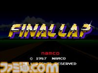 【アケアカ】『ファイナルラップ』3月26日に配信。F1ブーム黎明期の1987年にナムコから発売されたレースゲーム