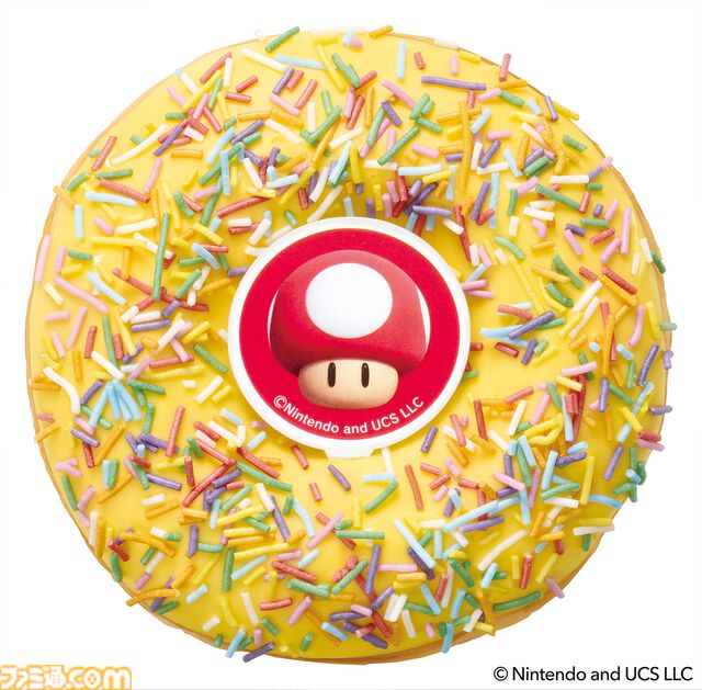 映画『スーパーマリオギャラクシー』マリオ、ヨッシー、チコ、ハテナブロックがドーナツに。クリスピー・クリーム・ドーナツとのコラボが4月8日スタート