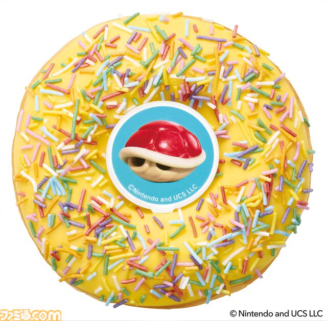映画『スーパーマリオギャラクシー』マリオ、ヨッシー、チコ、ハテナブロックがドーナツに。クリスピー・クリーム・ドーナツとのコラボが4月8日スタート