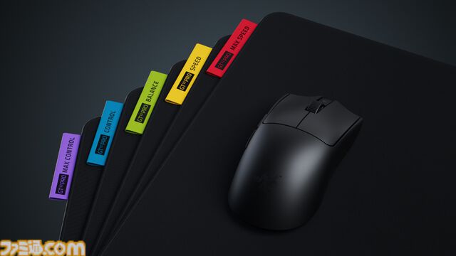 “Razer Viper V4 Pro”トップレベルの競技シーンで使われるゲーミングマウスがさらに軽量化・高速化・高精度化。5段階の滑り具合から選べるゲーミングマウスパッドも登場