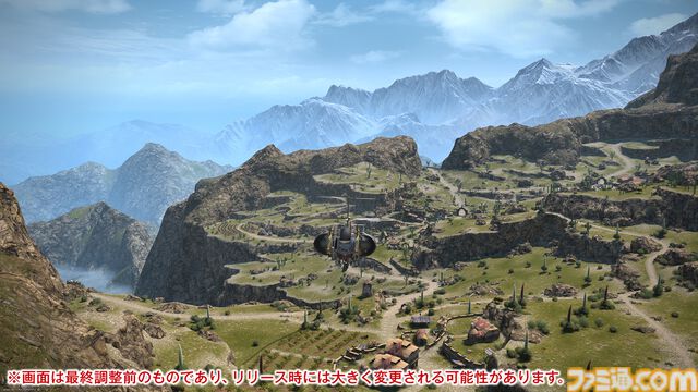 【FF14メディアツアー】『黄金のレガシー』フィールドリポート。「あの山にいけるかもしれない」そんな期待を抱かずにはいられない遠景。グラフィックスアップデートの真価がここに