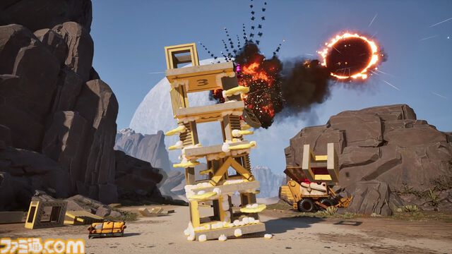 『SALVATION DENIED』最大4人協力プレイ対応の物理演算建築ゲームが発表。隕石や酸性雨が降るカオスな現場でワイワイ建築作業