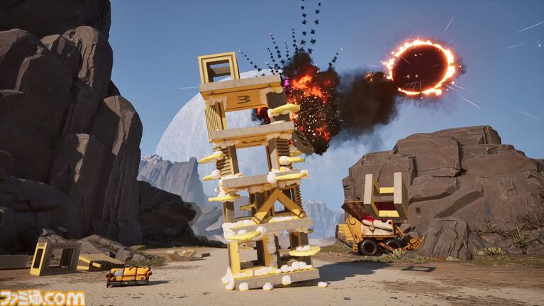 『SALVATION DENIED』最大4人協力プレイ対応の物理演算建築ゲームが発表。隕石や酸性雨が降るカオスな現場でワイワイ建築作業