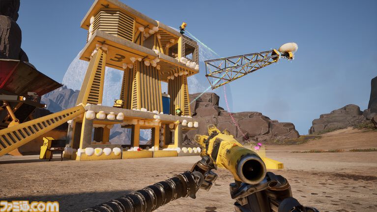 『SALVATION DENIED』最大4人協力プレイ対応の物理演算建築ゲームが発表。隕石や酸性雨が降るカオスな現場でワイワイ建築作業