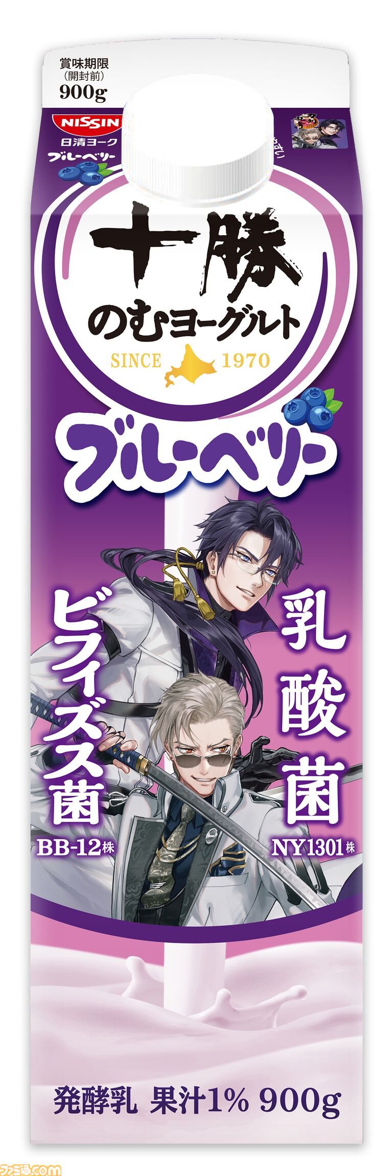 『刀剣乱舞』十勝のむヨーグルトの期間限定コラボパッケージが4月発売。40振りを登場させる。商品もそのままゲーム内アイテムに