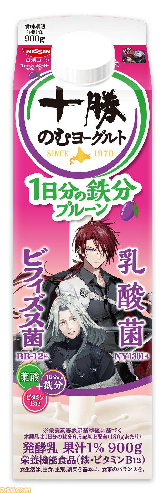 『刀剣乱舞』十勝のむヨーグルトの期間限定コラボパッケージが4月発売。40振りを登場させる。商品もそのままゲーム内アイテムに