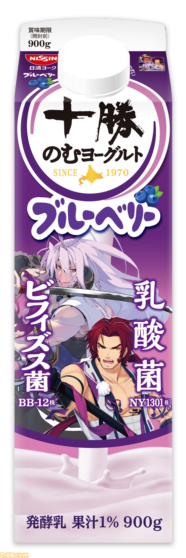 『刀剣乱舞』十勝のむヨーグルトの期間限定コラボパッケージが4月発売。40振りを登場させる。商品もそのままゲーム内アイテムに