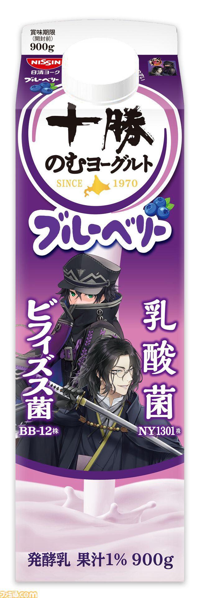『刀剣乱舞』十勝のむヨーグルトの期間限定コラボパッケージが4月発売。40振りを登場させる。商品もそのままゲーム内アイテムに