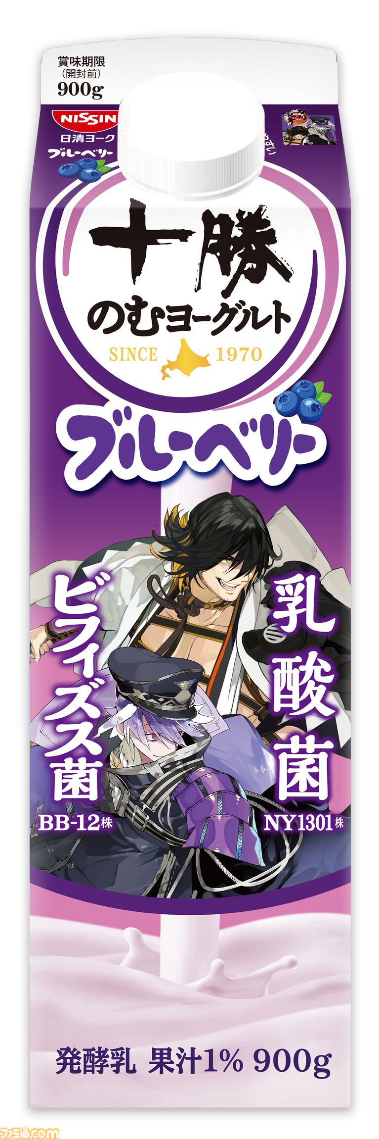 『刀剣乱舞』十勝のむヨーグルトの期間限定コラボパッケージが4月発売。40振りを登場させる。商品もそのままゲーム内アイテムに