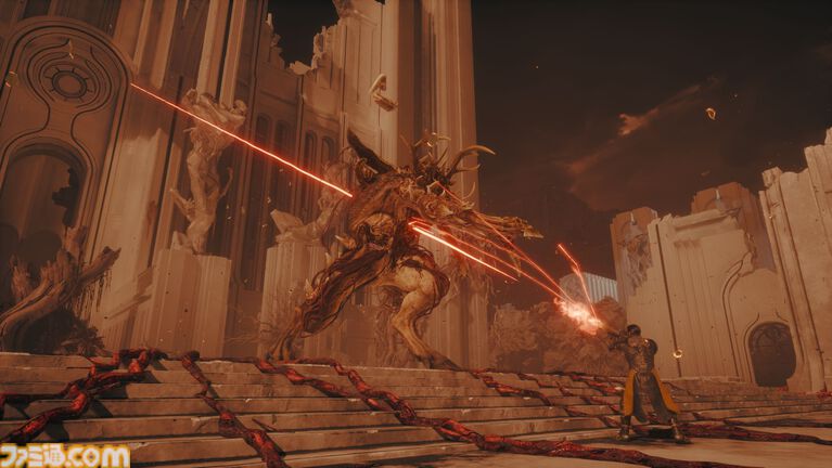 弾幕TPS『SAROS（サロス）』押し寄せる敵弾を受け止めてカウンターを狙うのが気持ちいい！ 『Returnal』から続くローグライク要素も健在【先行プレイ】