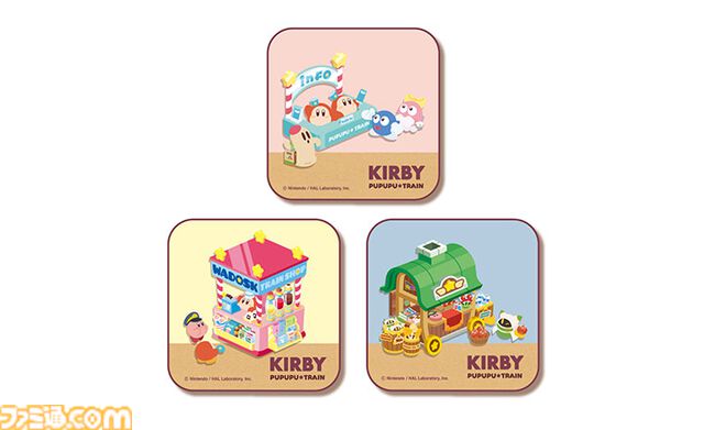 『星のカービィ』駅長姿のカービィやデデデ大王らのぬいぐるみなどが復刻。電車ごっこをモチーフとした“プププトレイン”のグッズ販売イベントが開催