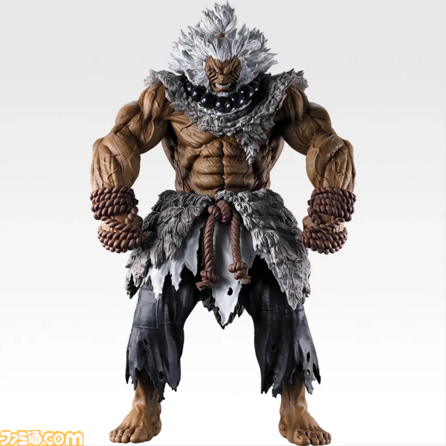 『スト6』一番くじが3/27より発売。ラストワン賞は豪鬼のフィギュア。E賞メタルチャームは操作タイプとランクマ称号デザイン