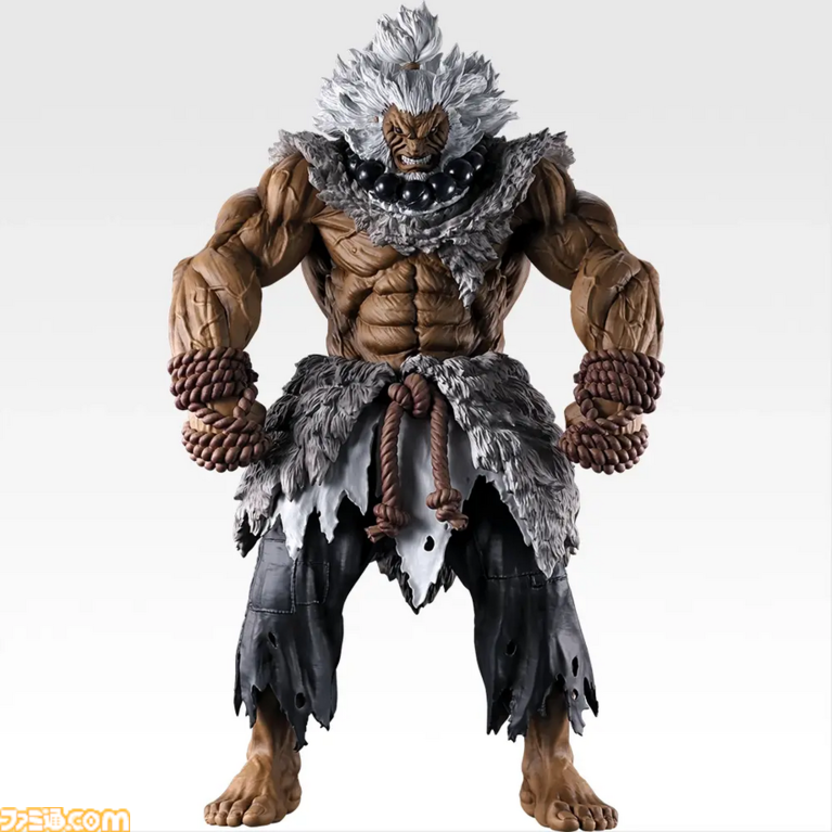 『スト6』一番くじが3/27より発売。ラストワン賞は豪鬼のフィギュア。E賞メタルチャームは操作タイプとランクマ称号デザイン