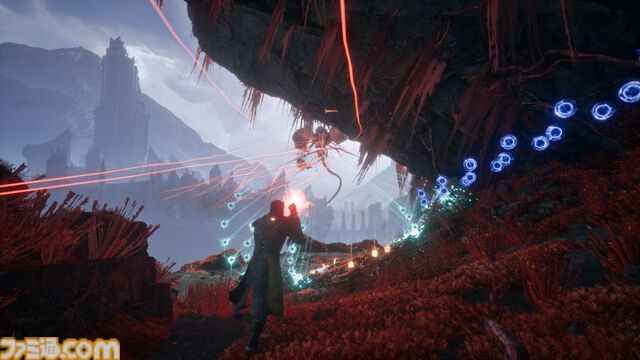 TPS『SAROS（サロス）』は弾幕を使った遊び場？「自分から向かっていく立ち回りで"弾幕との触れあい"を拡張した」【開発陣インタビュー】