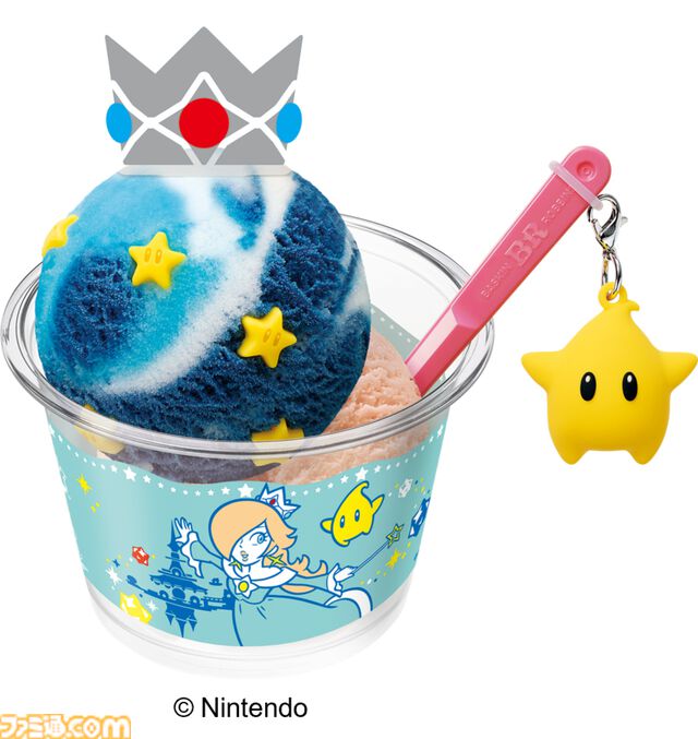 『スーパーマリオギャラクシー』×サーティワンコラボが4月1日より開催。ロゼッタの絵本エコバッグがかわいい。輝く銀河をイメージした新作フレーバーやマリオ＆チコの限定カップも登場