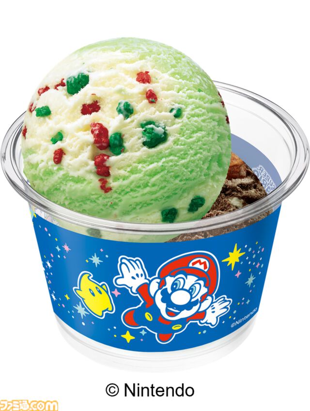 『スーパーマリオギャラクシー』×サーティワンコラボが4月1日より開催。ロゼッタの絵本エコバッグがかわいい。輝く銀河をイメージした新作フレーバーやマリオ＆チコの限定カップも登場