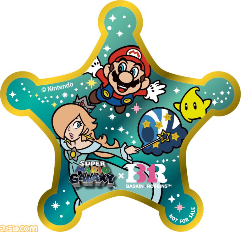 『スーパーマリオギャラクシー』×サーティワンコラボが4月1日より開催。ロゼッタの絵本エコバッグがかわいい。輝く銀河をイメージした新作フレーバーやマリオ＆チコの限定カップも登場