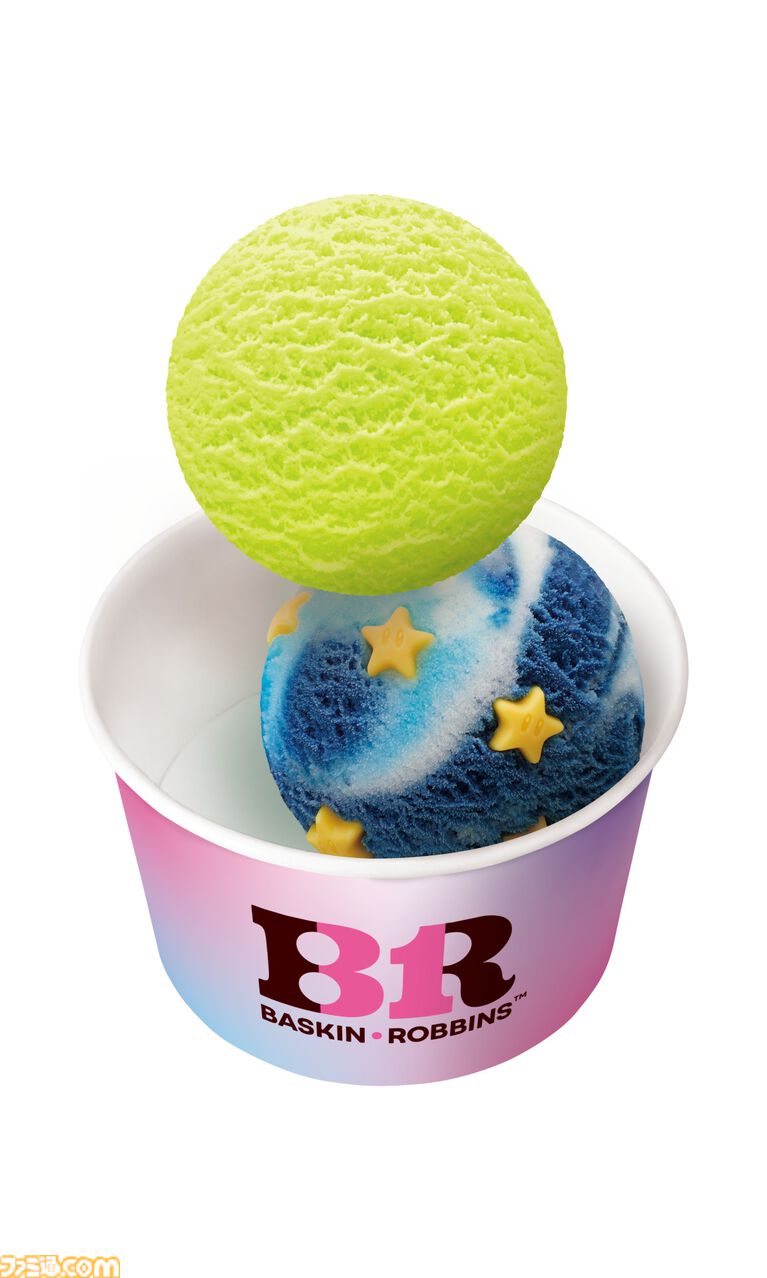 『スーパーマリオギャラクシー』×サーティワンコラボが4月1日より開催。ロゼッタの絵本エコバッグがかわいい。輝く銀河をイメージした新作フレーバーやマリオ＆チコの限定カップも登場