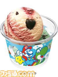 『スーパーマリオギャラクシー』×サーティワンコラボが4月1日より開催。ロゼッタの絵本エコバッグがかわいい。輝く銀河をイメージした新作フレーバーやマリオ＆チコの限定カップも登場