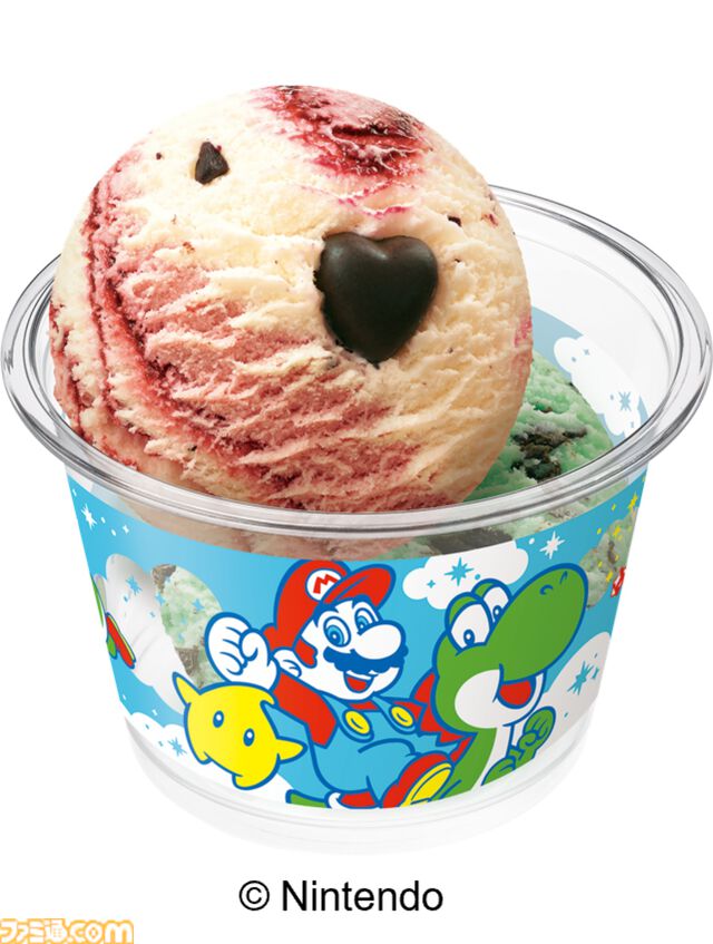 『スーパーマリオギャラクシー』×サーティワンコラボが4月1日より開催。ロゼッタの絵本エコバッグがかわいい。輝く銀河をイメージした新作フレーバーやマリオ＆チコの限定カップも登場
