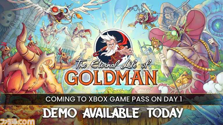 『The Eternal Life of Goldman』老人が1本の杖を手に神秘的なボスに挑む2Dアクションアドベンチャー。Xbox Series X|S用体験版が本日(3/27)より配信