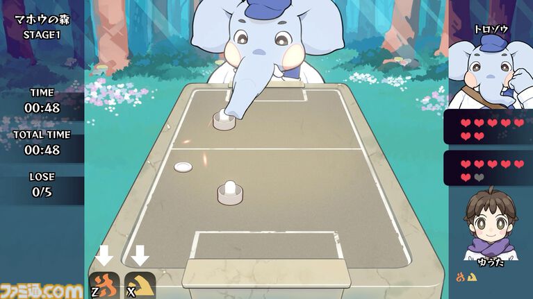 『エアホッケー@GAMEPACK』新作『エアホッケー ゆうしゃとマホウの森』Steamページ公開。“ローグライト要素”導入で鬼畜ゲームが進化