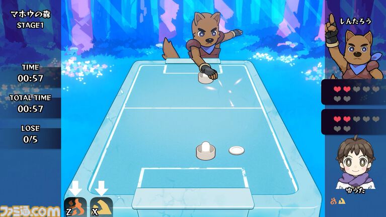 『エアホッケー@GAMEPACK』新作『エアホッケー ゆうしゃとマホウの森』Steamページ公開。“ローグライト要素”導入で鬼畜ゲームが進化