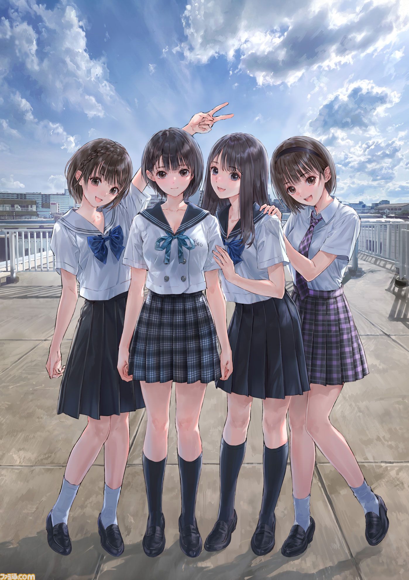 ブルーリフレクション カルテット 少女たちのキセキ』発表。『ブルリフ