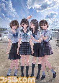 『ブルーリフレクション カルテット 少女たちのキセキ』発表。『ブルリフ』4作品を1本に。アニメ、スマホゲーは本作用に再構成＆再構築