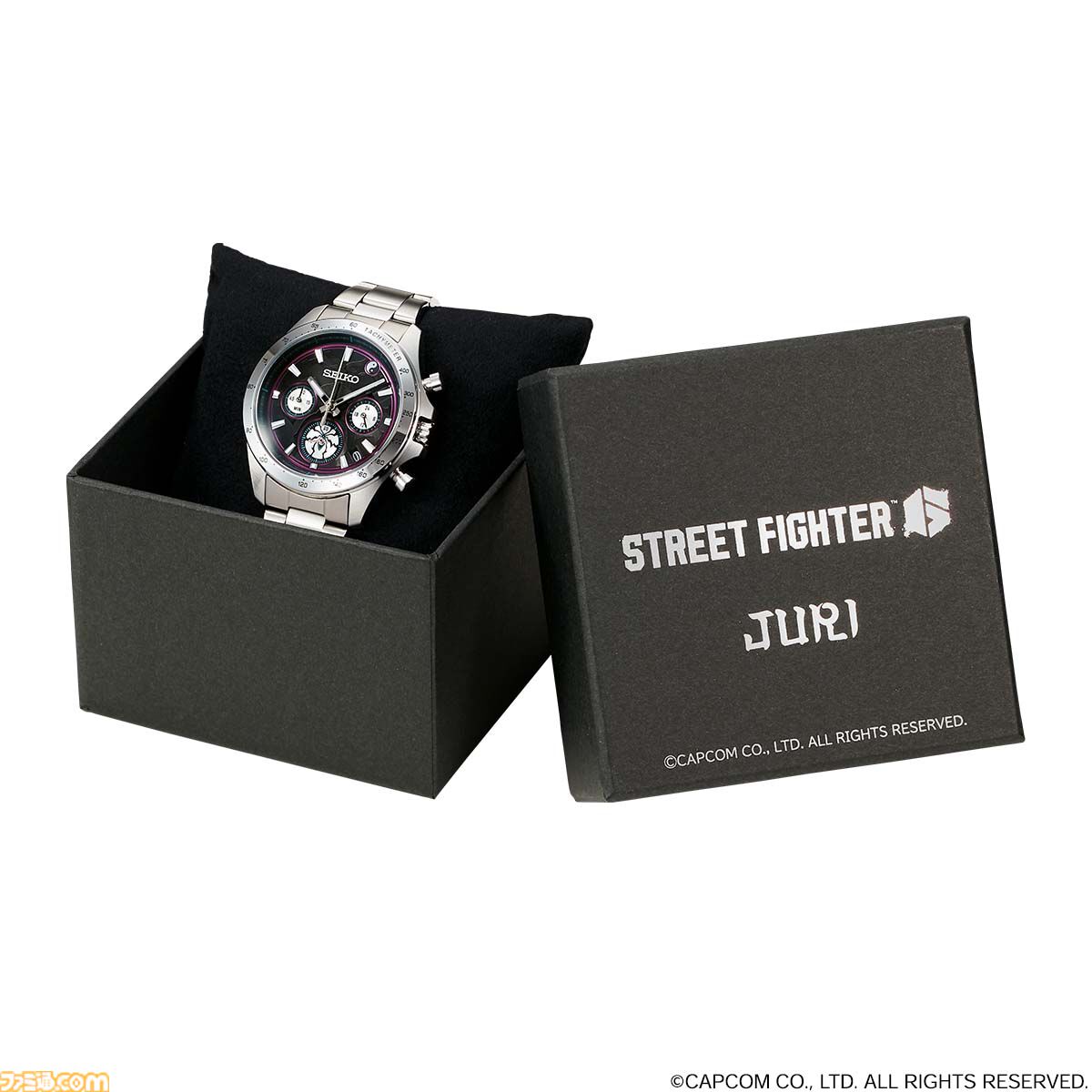 スト6』春麗、キャミィ、ジュリのSEIKOコラボ腕時計が数量限定で スト6』春麗、キャミィ、ジュリのSEIKOコラボ腕時計が数量限定で