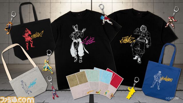 『スト6』リュウ、豪鬼、ルークの壁画Tシャツ、刺繍アートキーホルダーなどが登場。ポップアップストアが6月12日より東京ソラマチで開催