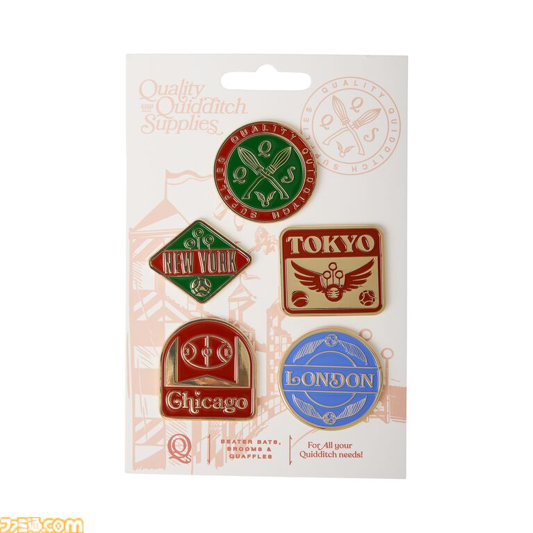 『ハリー・ポッター』クィディッチをモチーフにしたグッズが4月1日より発売。高級用具店をテーマにしたTシャツやスニッチのヘアクリップなどが登場