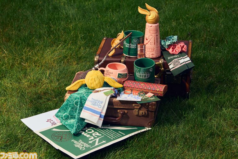 『ハリー・ポッター』クィディッチをモチーフにしたグッズが4月1日より発売。高級用具店をテーマにしたTシャツやスニッチのヘアクリップなどが登場