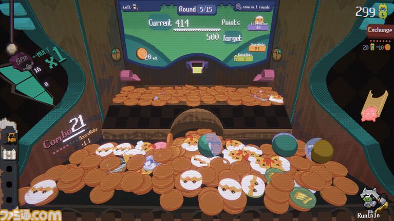 『RACCOIN』デッキ構築型メダルゲームが本日(3/31)発売。増殖や爆発など特殊効果を持ったメダルを駆使してじゃらじゃらフィーバー