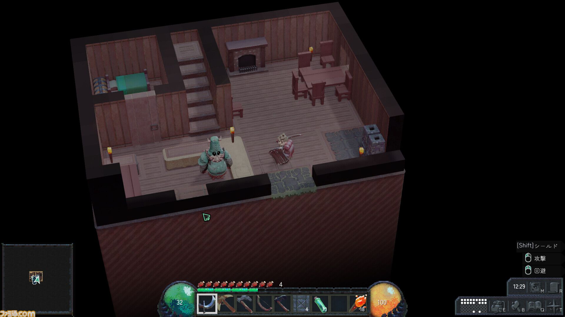 『Direland』バトル・建築・クラフトなど自由なプレイが楽しめるサンドボックスRPGのストアページが公開。モンスターひしめく大地でサバイバル。装備や能力を強化して巨大ボスに挑め