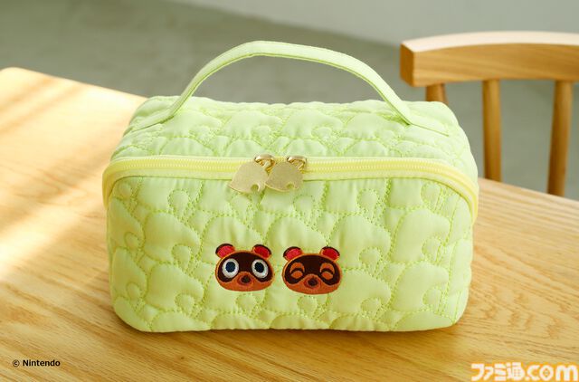 『あつまれ どうぶつの森』葉っぱとまめきち＆つぶきちのキルティングポーチ、さくら・喫茶ハトのタンブラーが本日（3/31）発売
