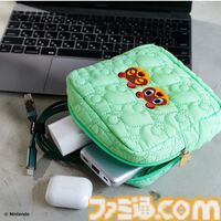 『あつまれ どうぶつの森』葉っぱとまめきち＆つぶきちのキルティングポーチ、さくら・喫茶ハトのタンブラーが本日（3/31）発売