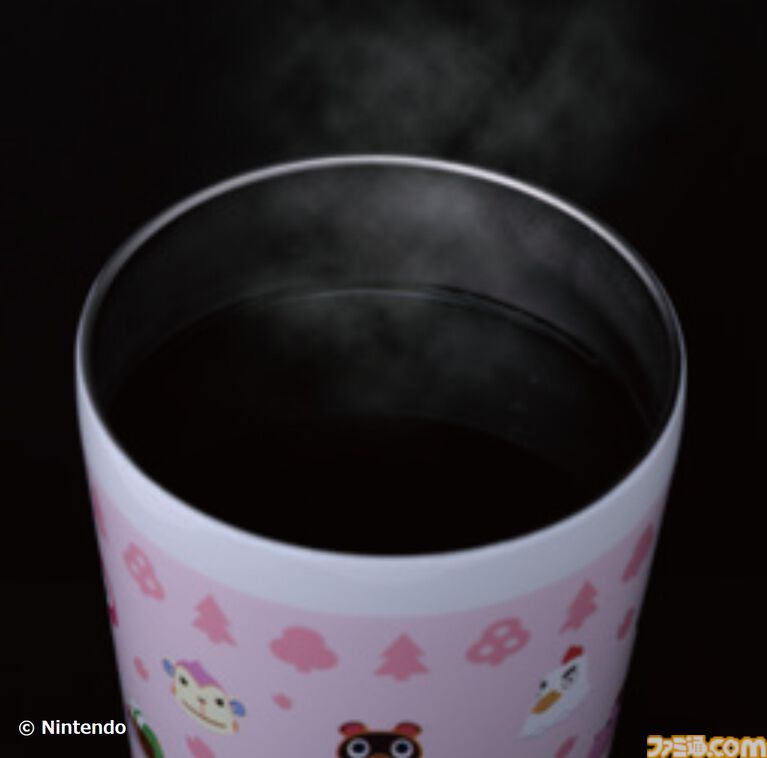 『あつまれ どうぶつの森』葉っぱとまめきち&つぶきちのキルティングポーチ、さくら・喫茶ハトのタンブラーが本日(3/31)発売