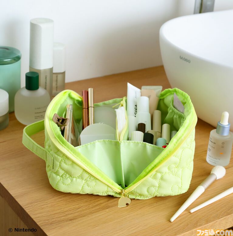 『あつまれ どうぶつの森』葉っぱとまめきち&つぶきちのキルティングポーチ、さくら・喫茶ハトのタンブラーが本日(3/31)発売