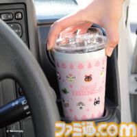 『あつまれ どうぶつの森』葉っぱとまめきち＆つぶきちのキルティングポーチ、さくら・喫茶ハトのタンブラーが本日（3/31）発売