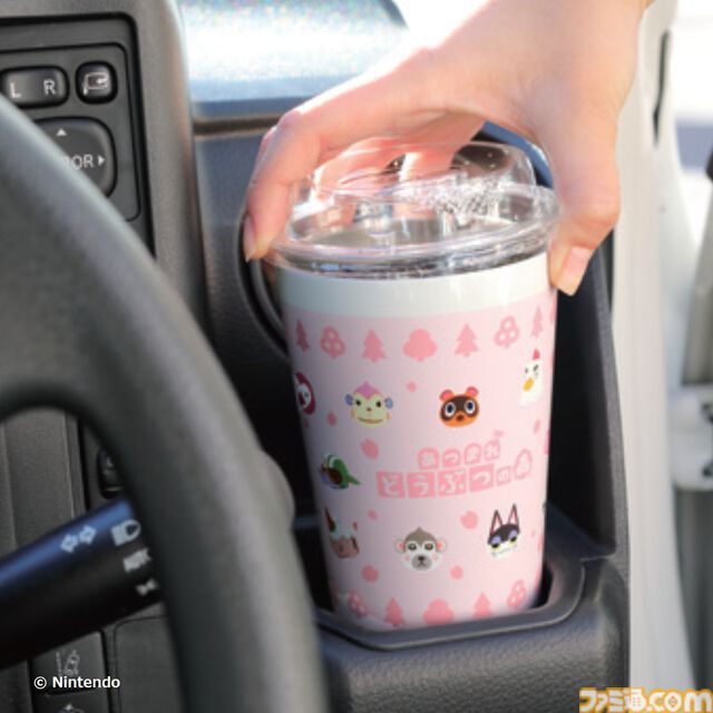 『あつまれ どうぶつの森』葉っぱとまめきち＆つぶきちのキルティングポーチ、さくら・喫茶ハトのタンブラーが本日（3/31）発売