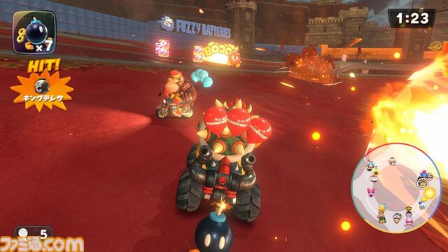 『マリオカート ワールド』新バトル“ドッカン！ボムへい”が本日（3/31）のアプデで追加。アイテム“キラー”は強化調整でショートカットルートに進みやすく