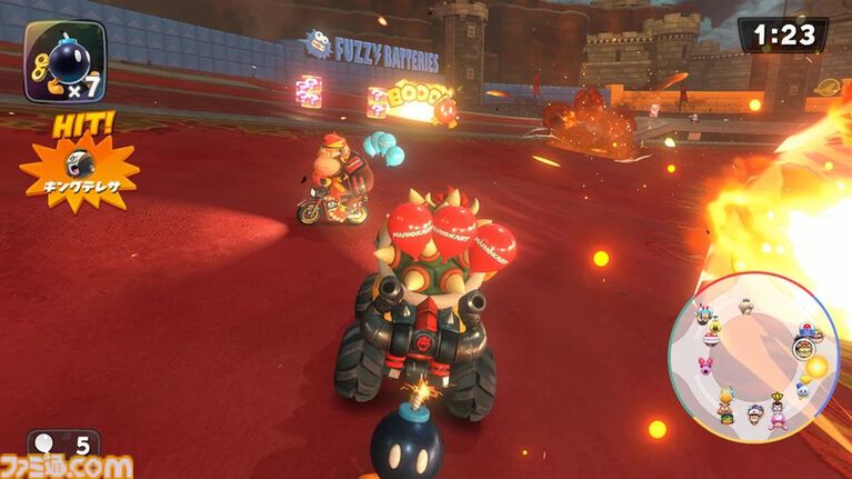 『マリオカート ワールド』新バトル“ドッカン！ボムへい”が本日（3/31）のアプデで追加。アイテム“キラー”は強化調整でショートカットルートに進みやすく