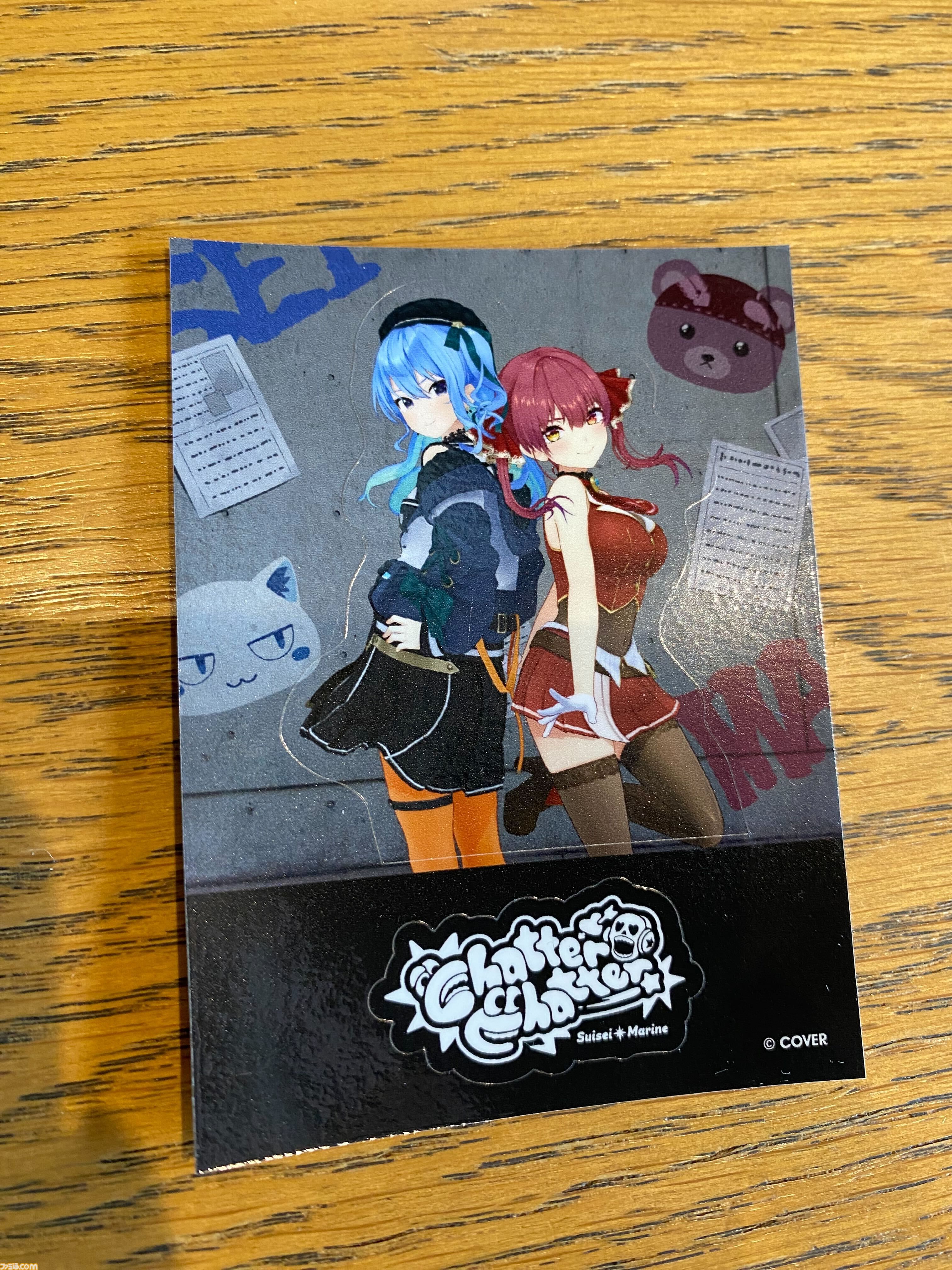 宝鐘マリン&星街すいせいの新曲『Chatter Chatter』ビデオスポットが渋谷に3月31日の1日限定で登場。ここでしか見られない貴重なすいマリ等身大パネルも！