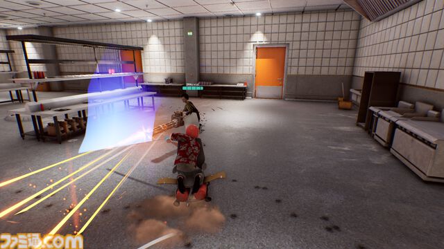 『Last Man Sitting』オフィスチェアを乗りこなすサラリーマン爆走アクションが配信開始。ガトリングや刀で爽快無双。PvEはもちろんPvPモードも遊べる